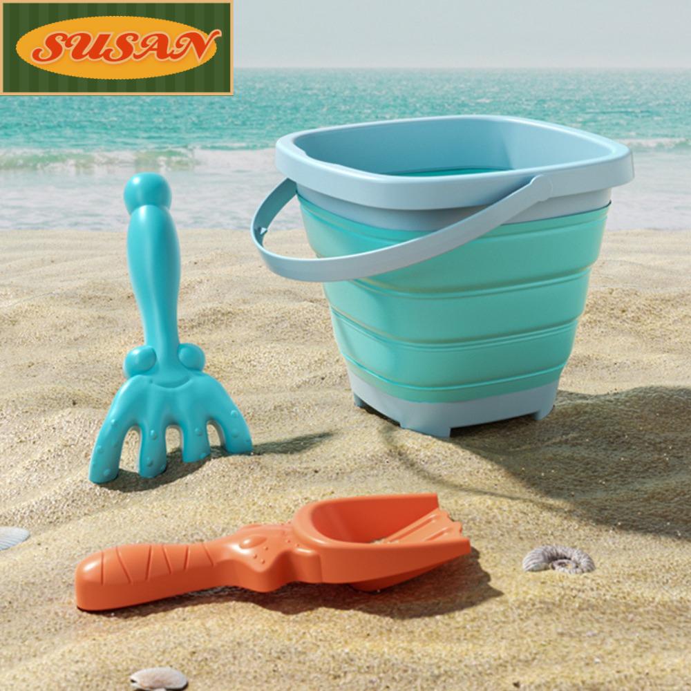 Xô Đựng Cát Đồ Chơi Bằng Nhựa Đa Năng Có Thể Gấp Gọn Dành Cho Bé