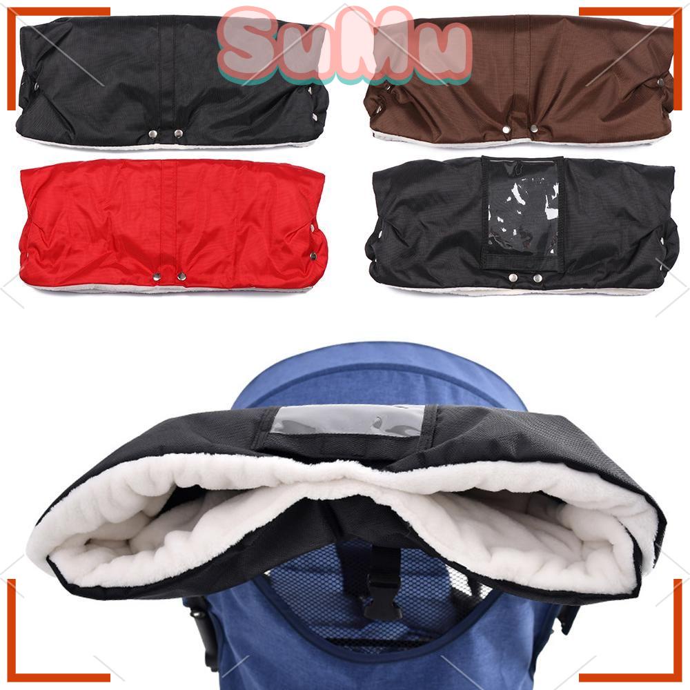 SUMU Găng Tay Dày Dặn Ấm Áp Chống Thấm Nước Cho Xe Đẩy Em