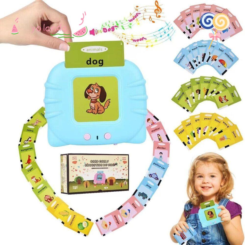 YOLA Thẻ Học Tập Điện Tử Có Đèn Flash Cho Trẻ Mẫu Giáo