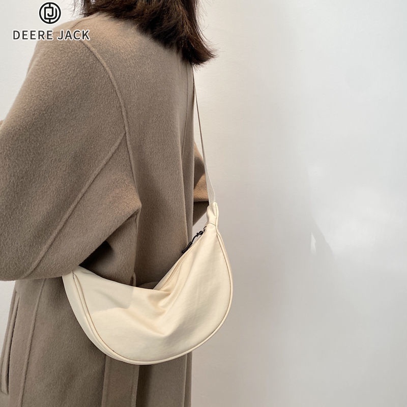 Deere Jack Túi Đeo Chéo Vai Bằng Vải Nylon Nhẹ Đơn Giản Phiên Bản Hàn Quốc Nhật Bản Chính Hãng Cho Nữ