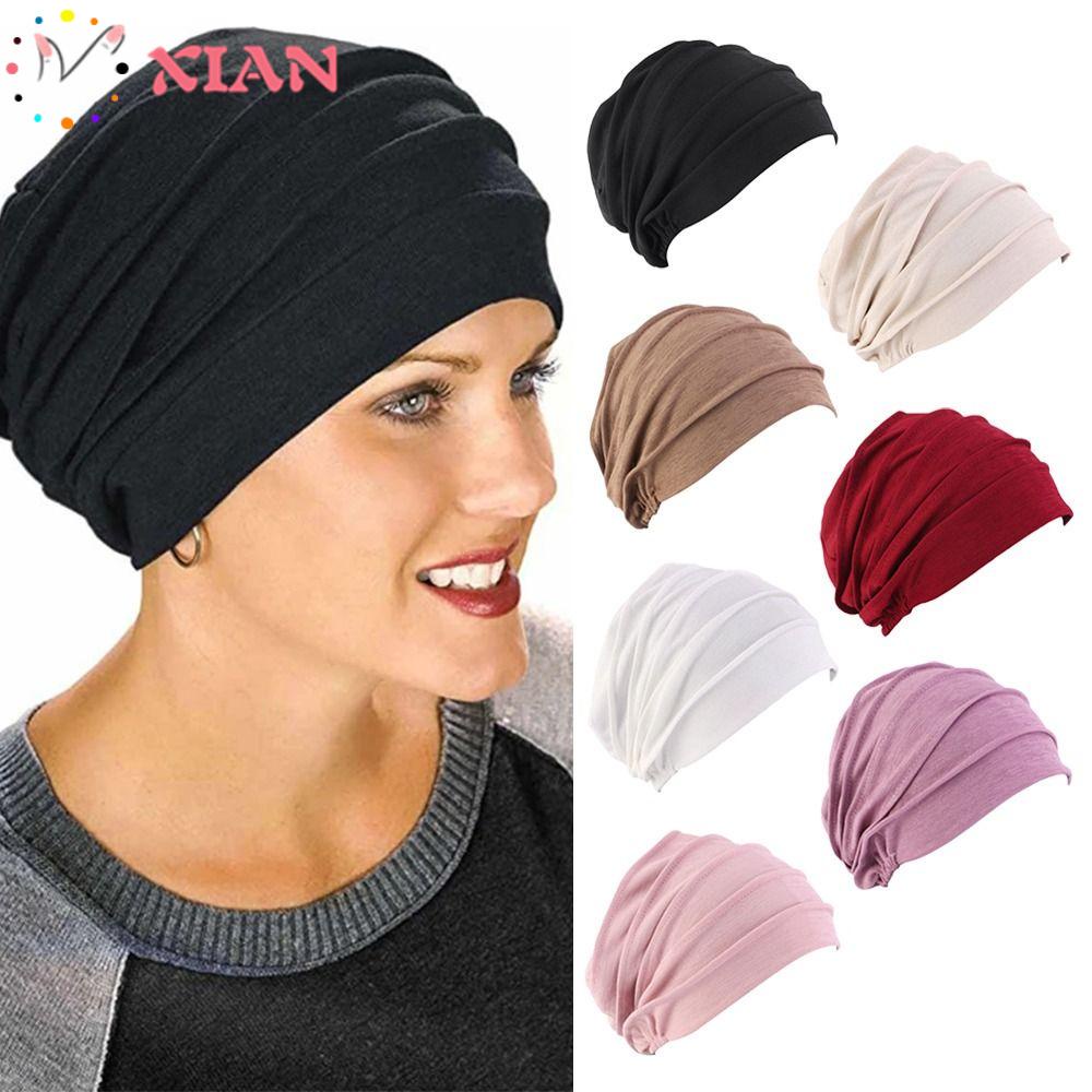 XIANTIN Mũ Trùm Đầu Thiết Kế Mới Chất Liệu Cotton Cao Cấp Thời Trang Dành Cho Nữ