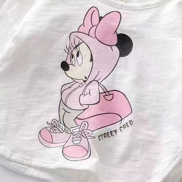 Áo Sơ Mi cotton Cổ Bẻ In Họa Tiết Thời Trang Cho Bé Gái