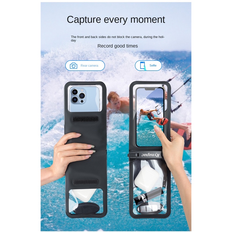 Túi Đựng Điện Thoại Di Động Bằng Nhựa Trong Suốt Chống Nước Có Thể Chạm Màn Hình Cảm Ứng