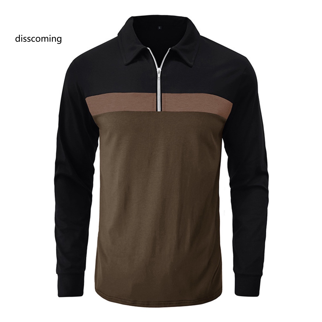 Áo Thun Tay Ngắn In Chữ SL SL SL SL SL| Áo Sơ Mi Cổ Bẻ Chui Đầu Có Khóa Kéo Phối Màu Mềm Mại Thoáng Khí Thời Trang Mùa Xuân Cho Nam Mặc Hàng Ngày