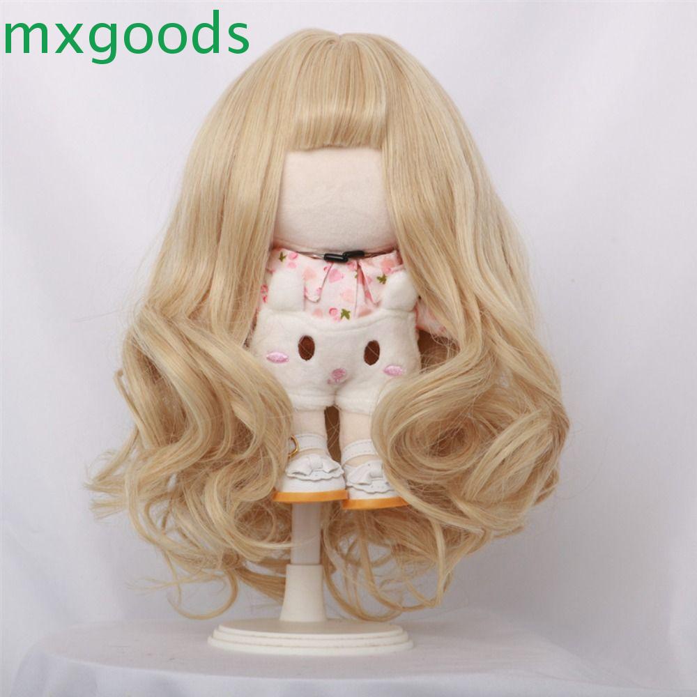MXGOODS Tóc Giả Bằng Sợi Tổng Hợp Cao Cấp Chịu Nhiệt Hình Búp Bê Dễ Thương