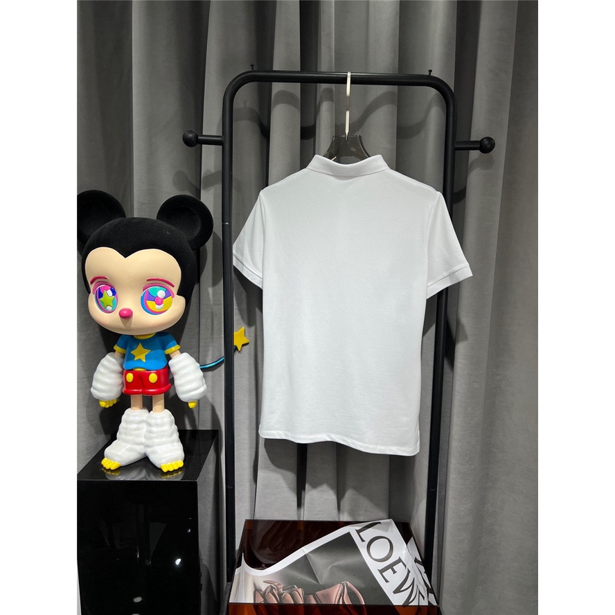 Áo Thun polo D0LCE & Gaba Tay Ngắn Thêu logo Chất Liệu cotton Size S-4XL Cho Nam