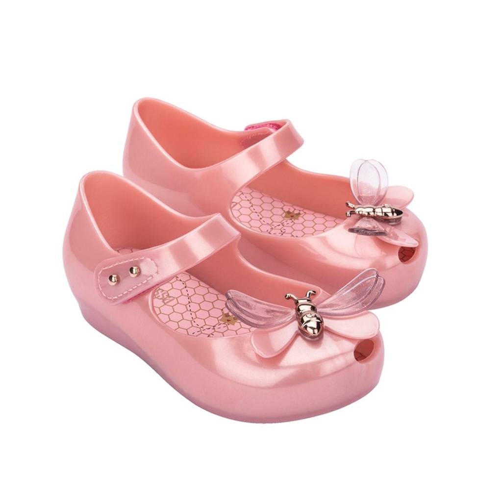 GIẦY NHỰA THƠM CHO BÉ GÁI HIỆU MINI MELISSA MẪU ONG HỒNG