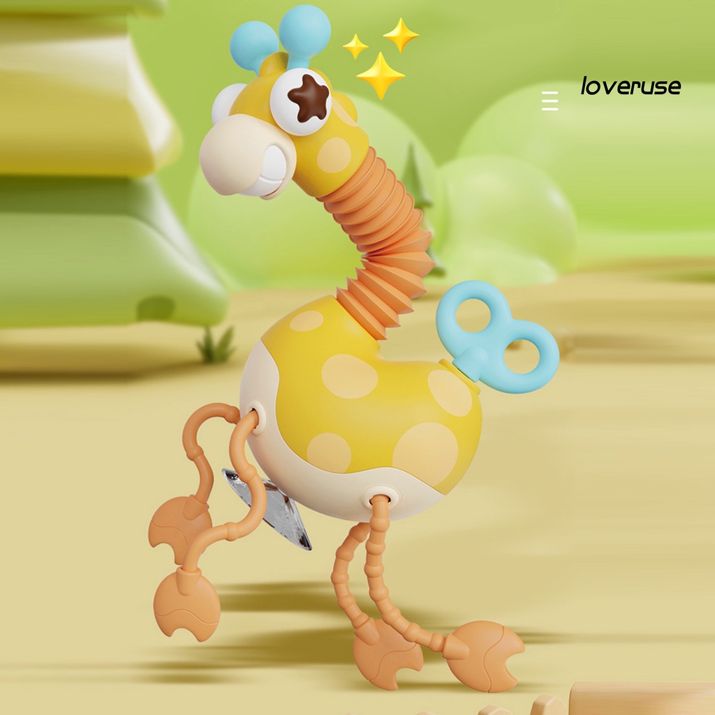 Đồ Chơi Giáo Dục Tạo Hiệu Ứng Âm Thanh Mạnh Mẽ Hình Hươu Cao Cổ Màu Sắc Sống Động