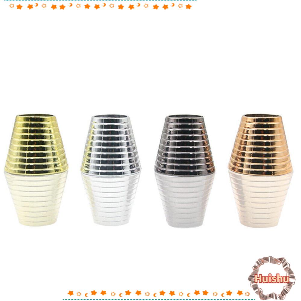 HS Set 4 Kẹp Tóc Đuôi Ngựa Giả Bằng Nhựa Kim Loại Thời Trang Đa Năng Cho Nữ