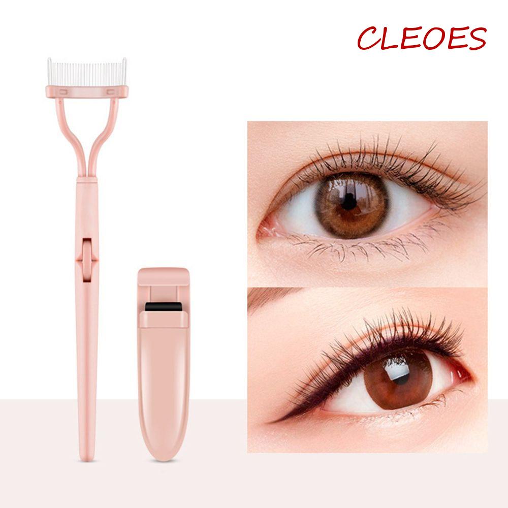 CLEOES Bộ Dụng Cụ Uốn Lông Mi Nhỏ Gọn Tiện Lợi