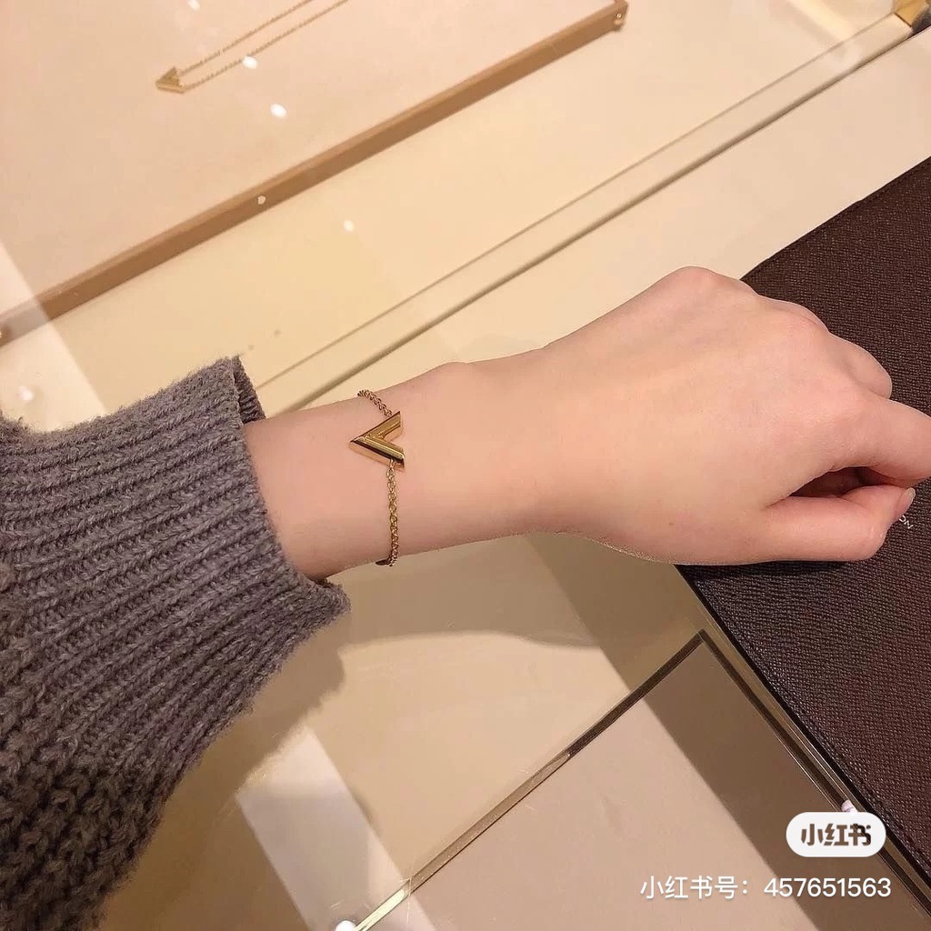 Vòng Tay Louis Vuitton LV Phong Cách Cổ Điển Thời Trang Cho Cặp Đôi