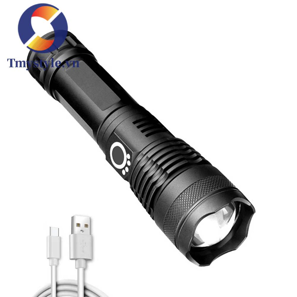 Đèn Pin XHP50 LED 5 Chế Độ 1500LM Chống Thấm Nước IPX4 Sạc USB Tiện Dụng