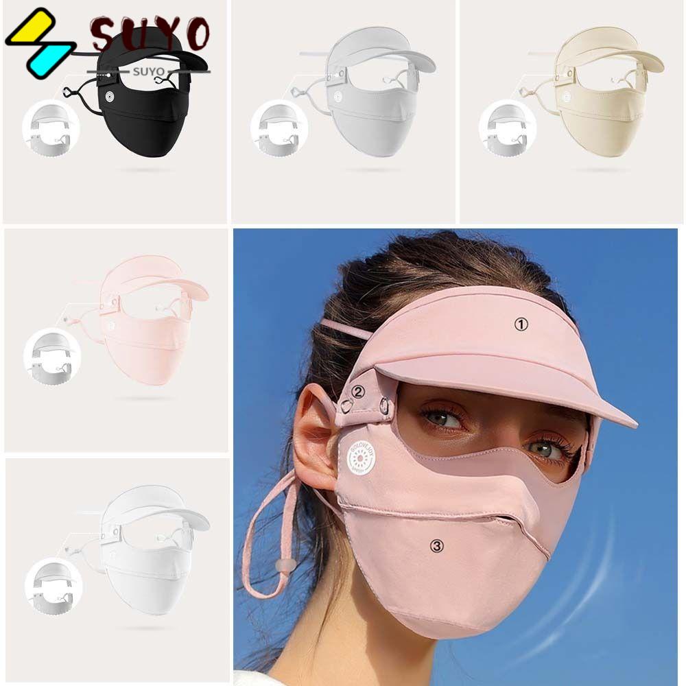 SUYO Yếm Chống Nắng Và Tia UV Bằng Lụa Lạnh Thoáng Khí