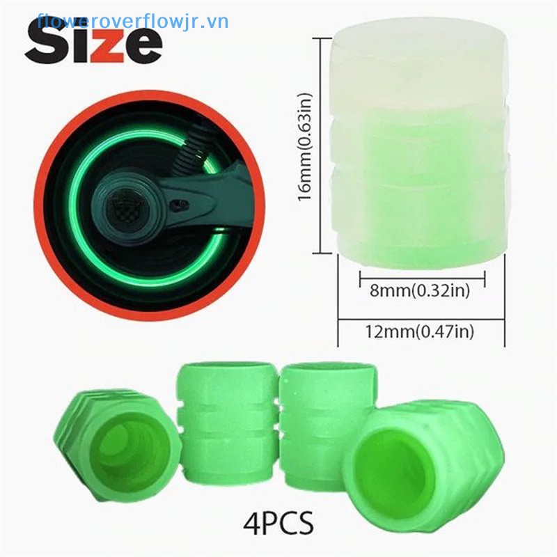 Nắp Van Bánh Xe Dạ Quang Phát Sáng Trong Đêm Độc Đáo