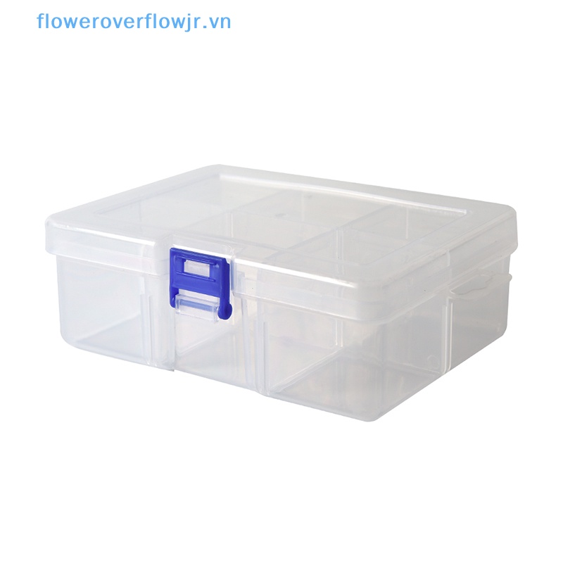 1 Hộp Đựng Mồi Câu Cá 6 Ngăn Tiện Lợi