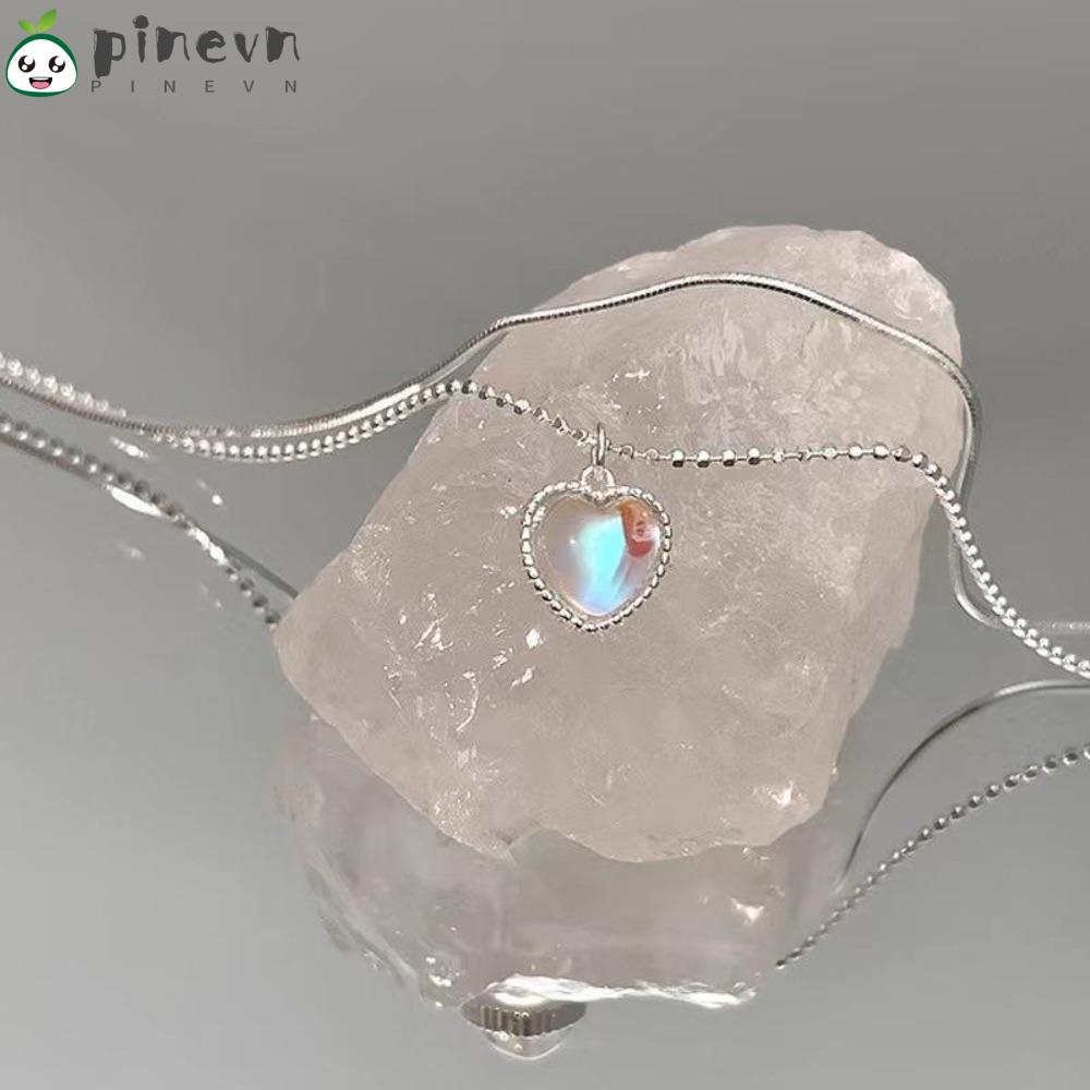 PINEVN Set 4 Mặt Dây Chuyền Hình Giọt Nước Đơn Giản