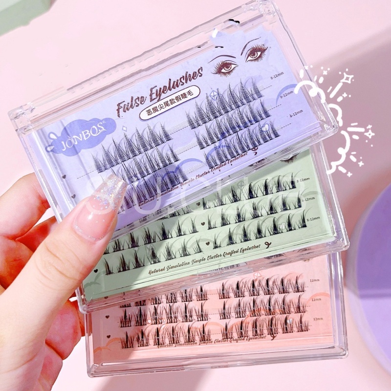 Lông Mi Giả JONBOS JONBOS Thân Đơn Mỏng Họa Tiết Hoa Hướng Dương Siêu Tự Nhiên