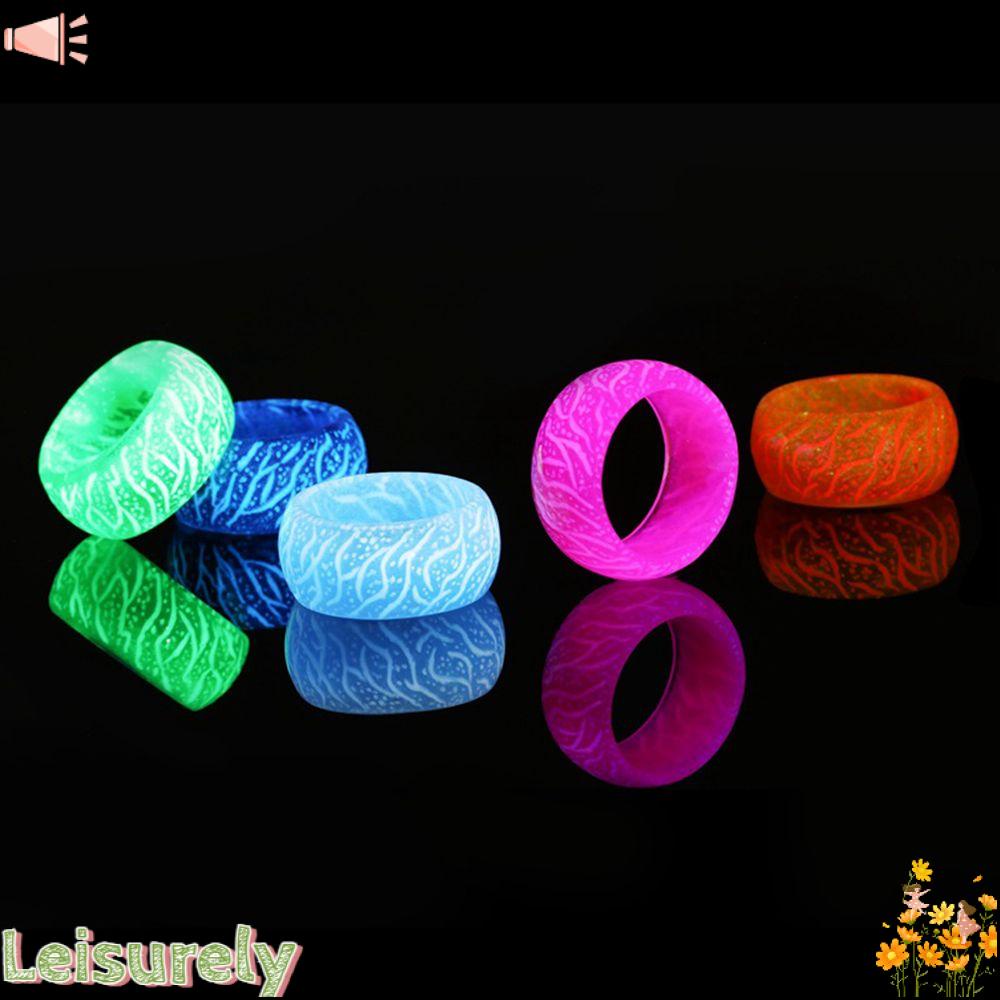 LEILY Nhẫn Nam Phát Quang Size 7-11