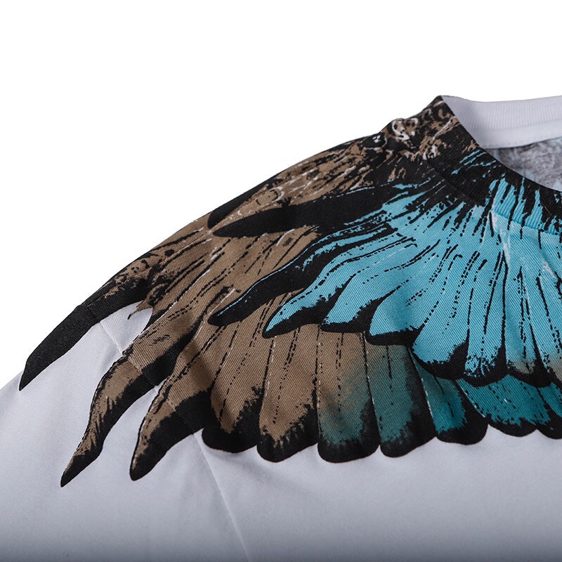 Ma-rc-lo- BEL-ONG Áo Thun Tay Ngắn Phong Cách Đường Phố Thời Trang Chất Lượng Cao