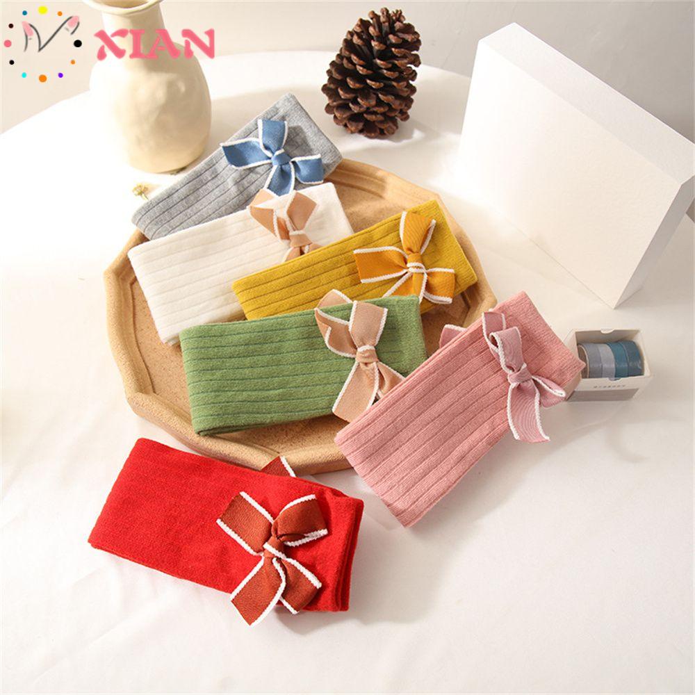 XIANTIN Vớ Giữ Ấm Màu Sắc Đơn Giản Cho Bé