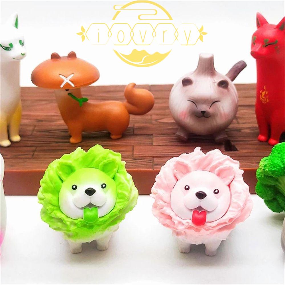 IVORY Mô Hình Chú Chó Cabbage Bằng PVC Trang Trí Nhà Cửa Dịp Giáng Sinh