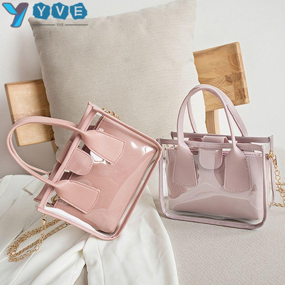 YVE Túi Đeo Chéo Trong Suốt Thời Trang