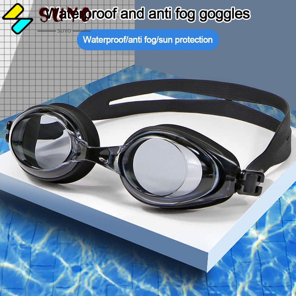 SUYO Kính Bơi Chống Mờ Gương Phẳng Chống Tia Cực Tím Chất Lượng Cao Cho Nam Nữ