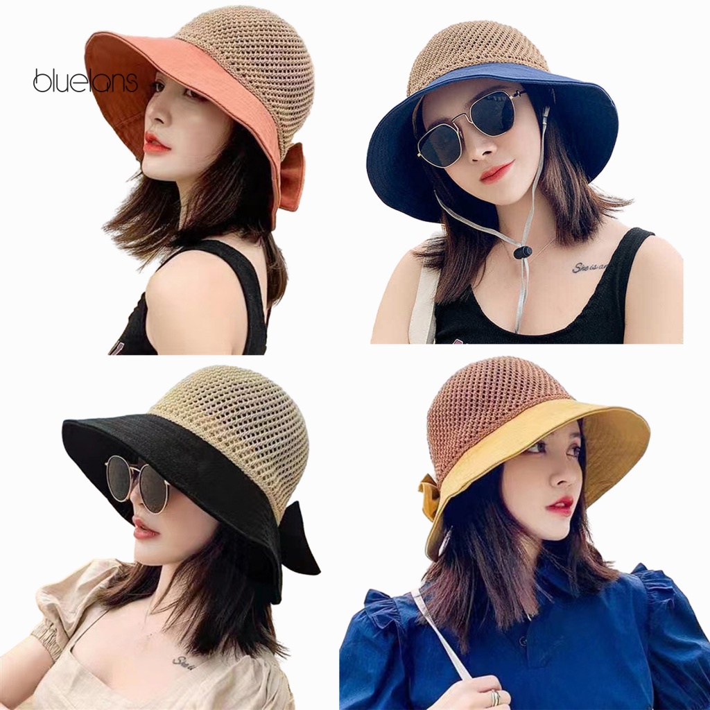 Nón Tai Bèo Rộng Vành Chống Tia UV Thời Trang Đi Biển Mùa Hè Cho Nữ