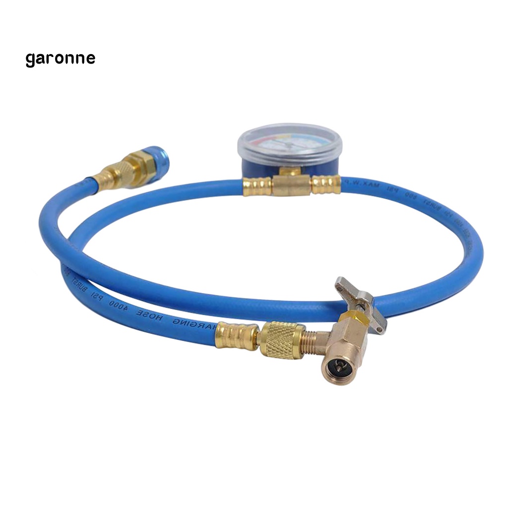 Ống Dẫn Khí GAR R134A / R12 / R22 Làm Lạnh Chuyên Nghiệp Có Đồng Hồ Đo Áp Suất Cho Xe Hơi