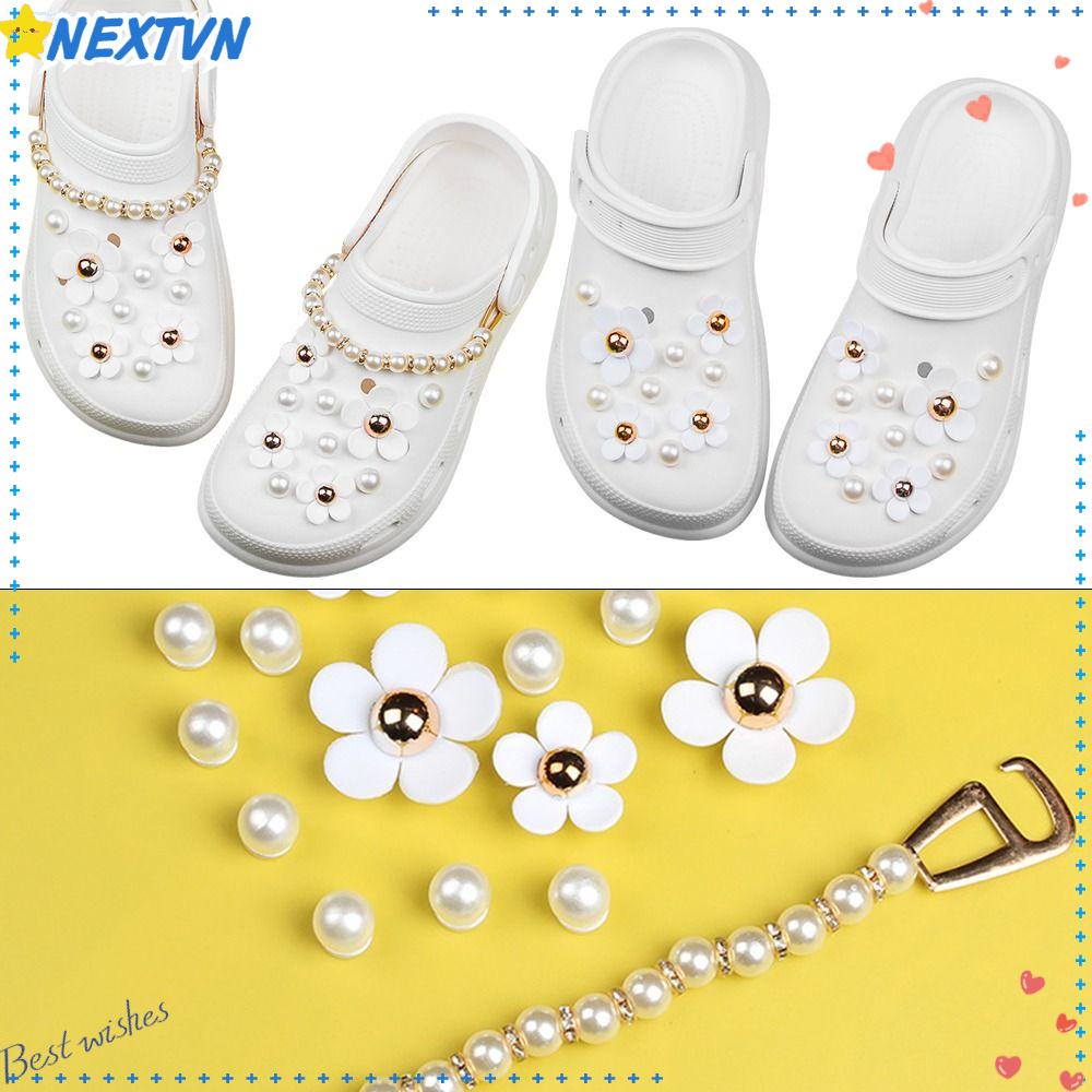 NEXTVN Khóa Kẹp Nhựa Hợp Kim Hình Hoa Trang Trí Giày DIY