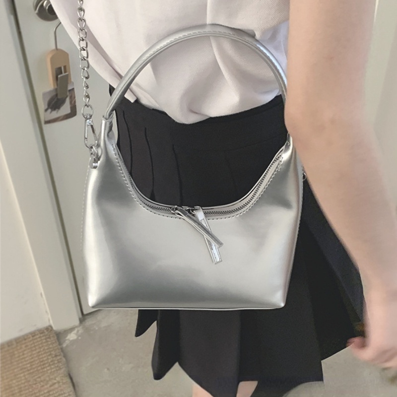 Túi Đeo Chéo Dây Xích Đơn Pháp niche Chất Lượng Cao Hàng Mới