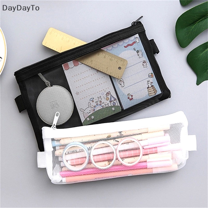 Túi Lưới Đựng Bút / Đồ Trang Điểm Đa Năng Tiện Dụng Dùng Khi Đi Du Lịch