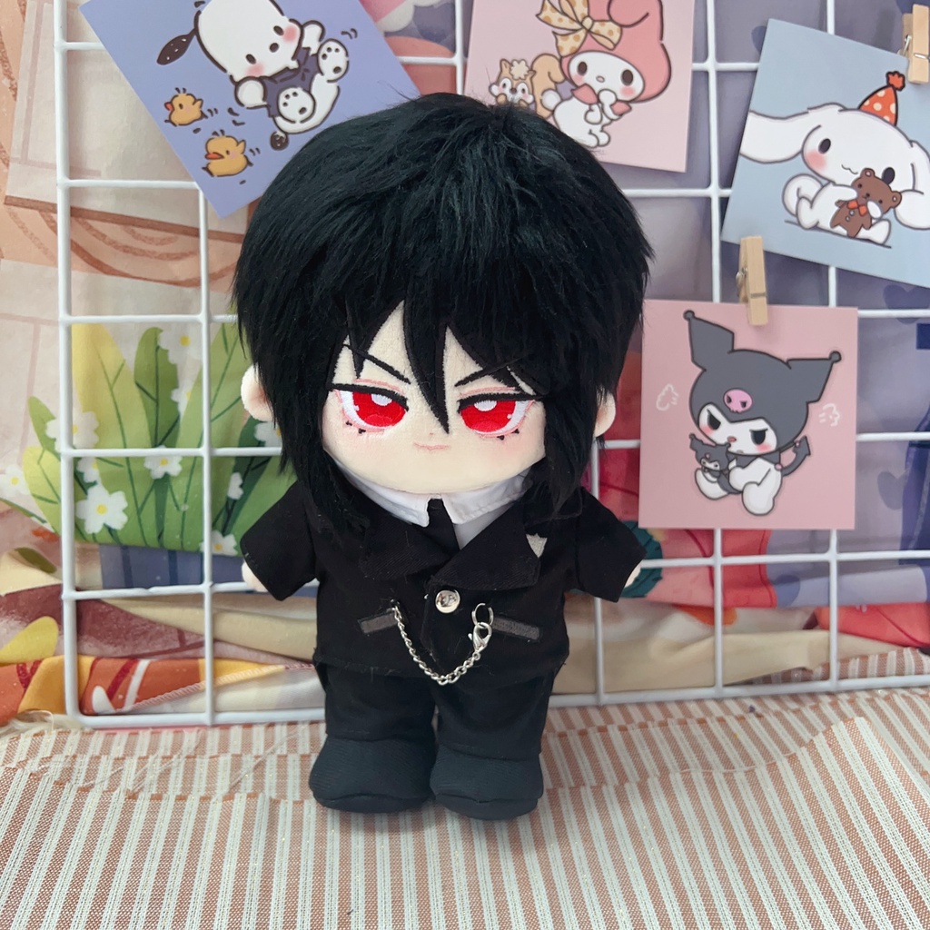 Áo Cotton 20cm Hóa Trang Nhân Vật Sebastian Michaelis Plushie Trong Phim Black Butler