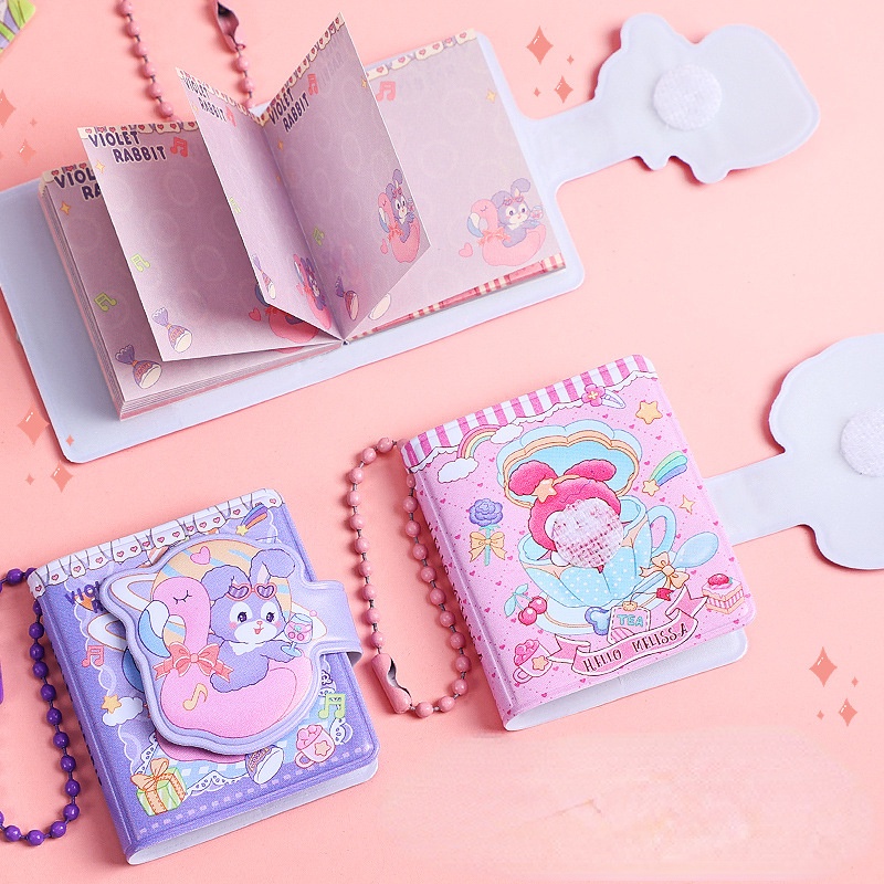 Sổ Tay Bỏ Túi Mini Họa Tiết Hoạt Hình Dễ Thương Dành Cho Nữ