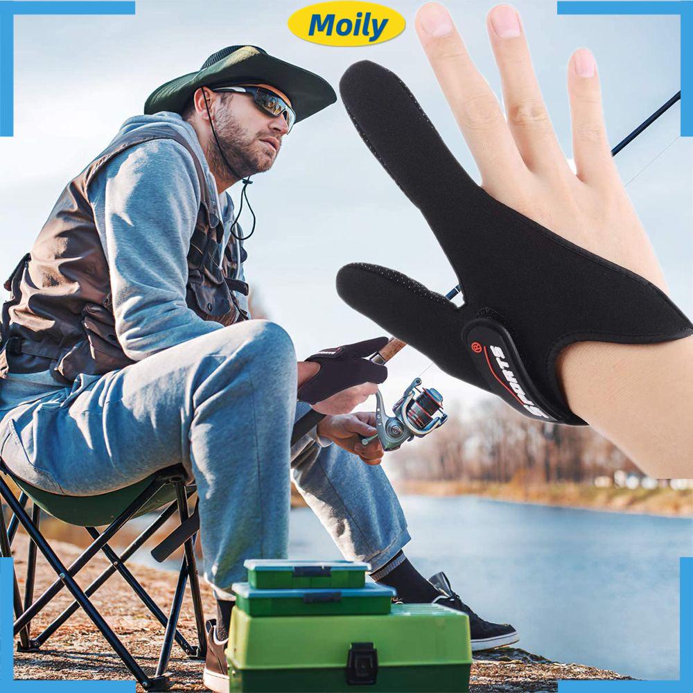 MOILYVN Găng Tay Câu Cá Bằng Vải Neoprene Thoáng Khí Chống Trượt