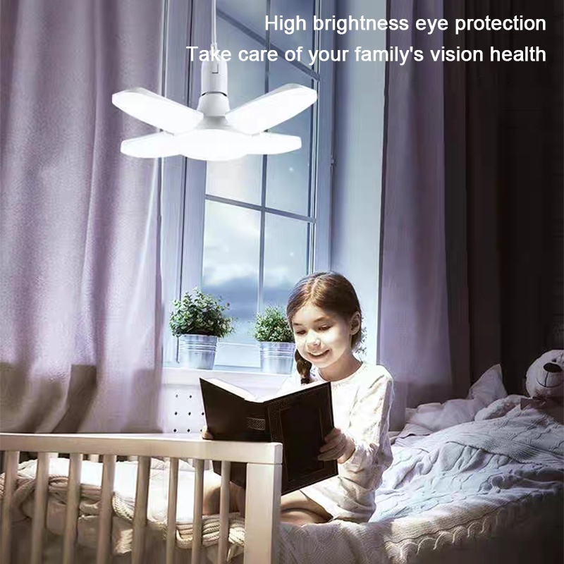 Bóng Đèn LED E27 Siêu Sáng Có Thể Gấp Gọn Tiện Dụng