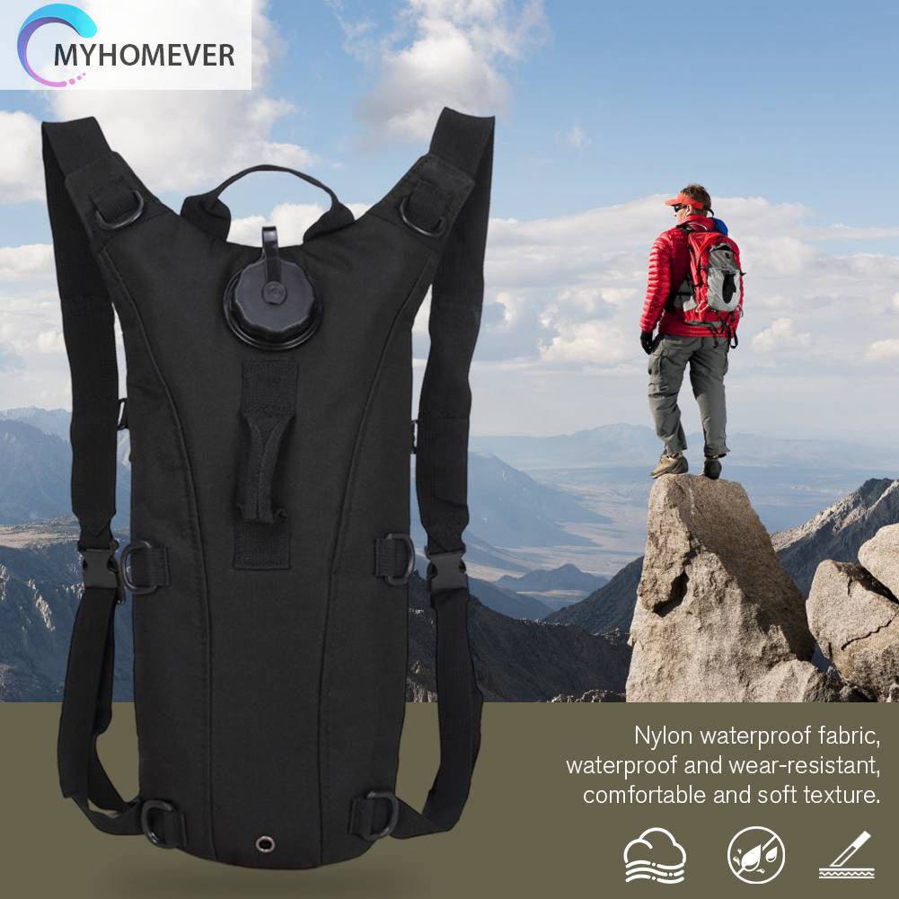 Bình Đựng Nước 3L Bằng Nylon Thoáng Khí Gọn Nhẹ Cho Xe Đạp Leo Núi