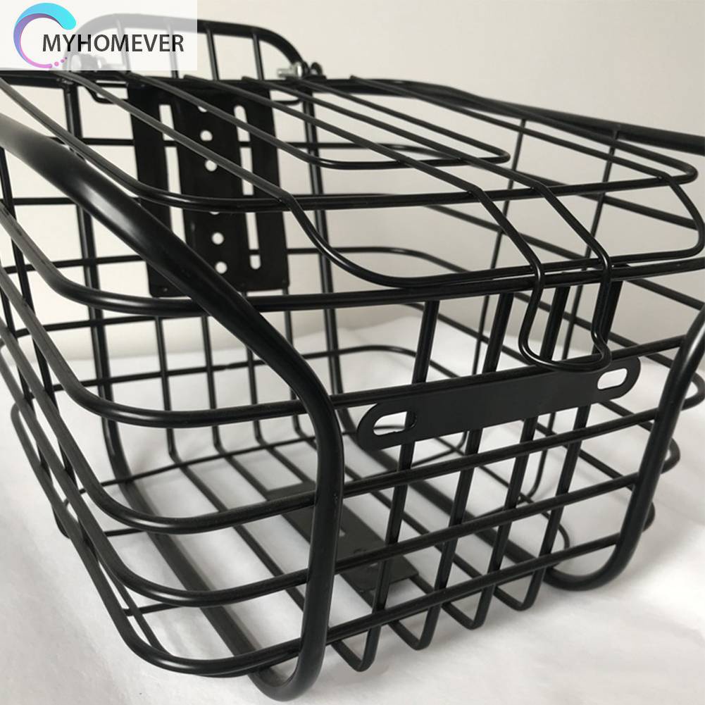 Giỏ Xe Đạp Bằng Kim Loại Có Vỏ Bọc Tiện Dụng