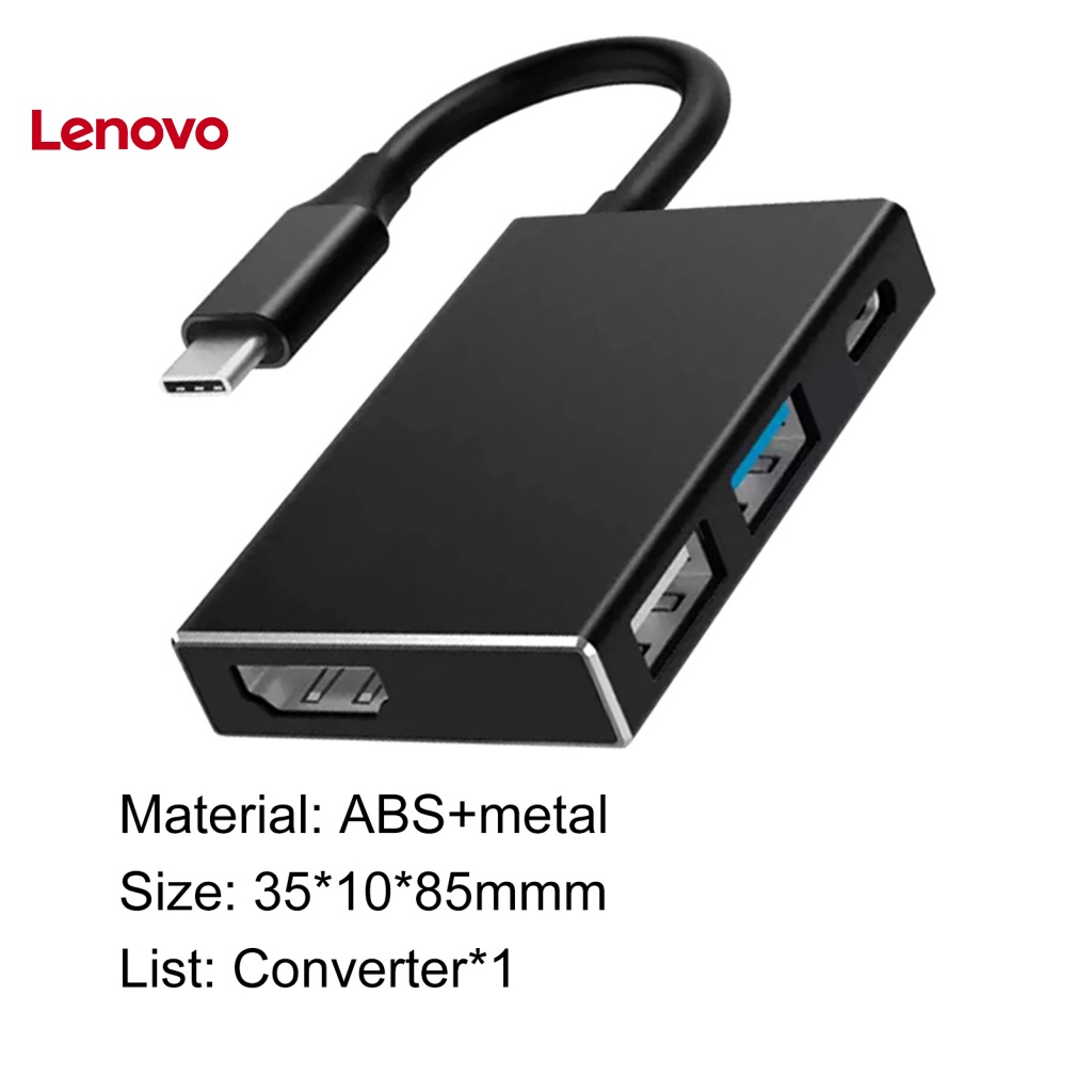 Bộ Chia Cổng Type-C Sang HDMI 4 Trong 1 Cho Máy Tính