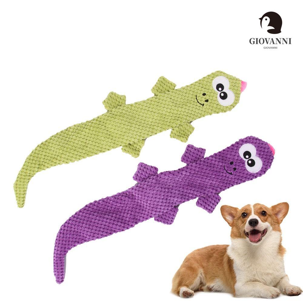 GIOVANNI Đồ Chơi Gặm Mềm Mại Hình Thằn Lằn Vui Nhộn Cho Thú Cưng