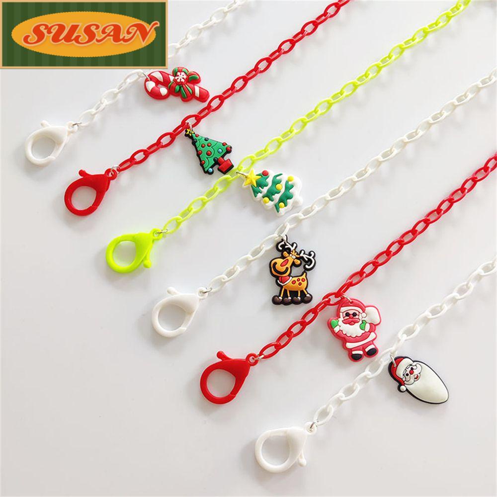 SUSANS Dây Đeo Mắt Kính Bằng Acrylic Chống Thất Lạc Họa Tiết Hoạt Hình Dễ Thương