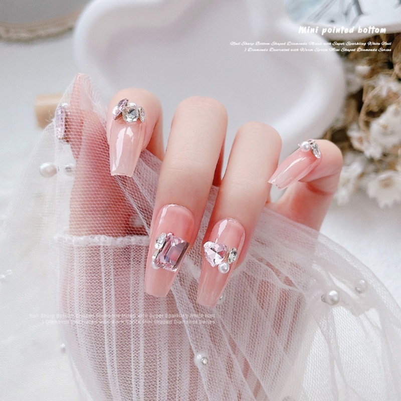 ✿ Bộ 50 HạT ĐíNh Trang Trí MóNg 3d diy ThờI Trang