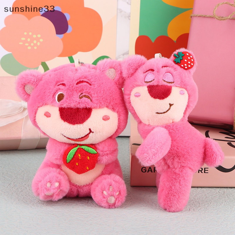 Su Móc Khóa Hình Gấu Nhồi Bông Dễ Thương Trang Trí Ba Lô / Ô Tô