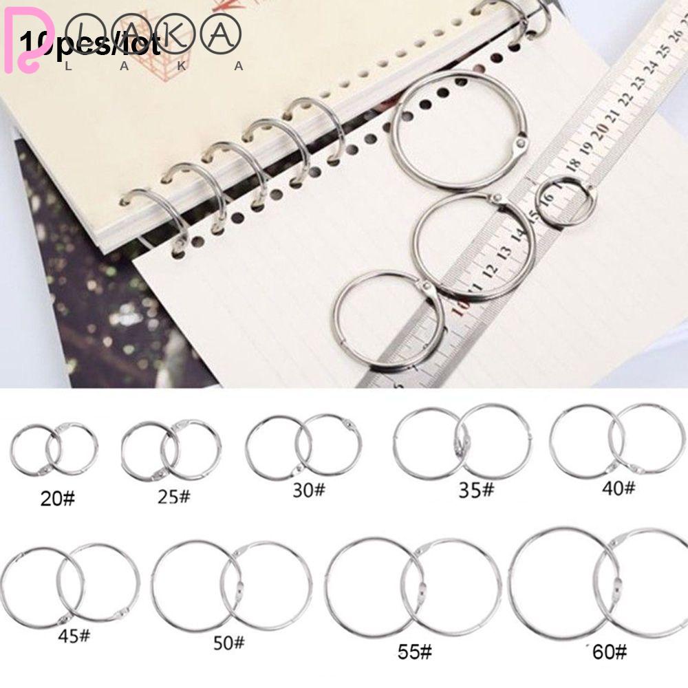 LAKAMIER 10 Kẹp Giấy Kim Loại Hình Lá