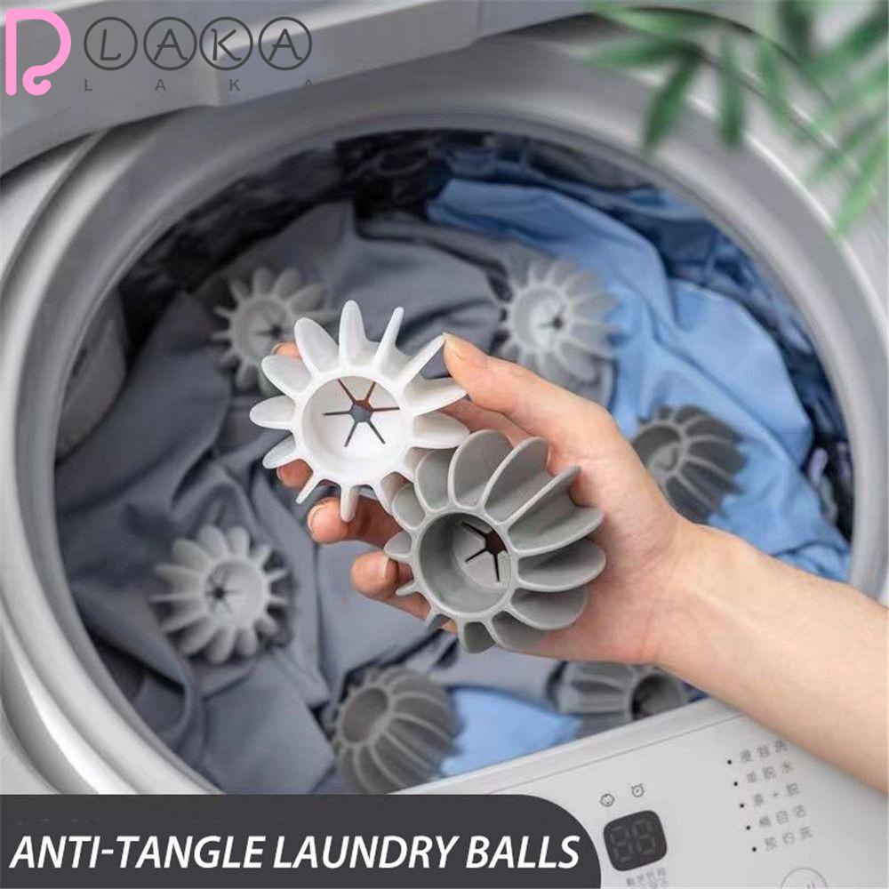 LAKAMIER Bộ 2 Bóng Giặt Đồ Làm Mềm Lông Mèo Có Thể Tái Sử Dụng