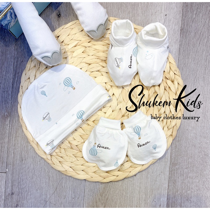 AVALER Phụ kiện mũ bao tay chân cho sơ sinh