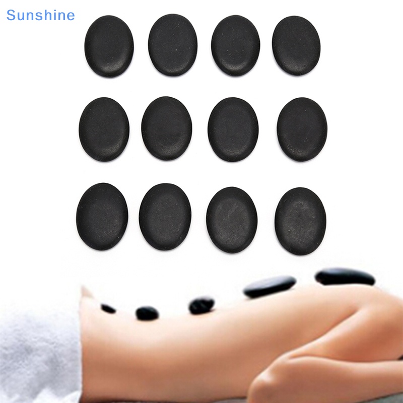 Set 12 Viên Đá Massage 3 * 4cm Sử Dụng Năng Lượng Mặt Trời