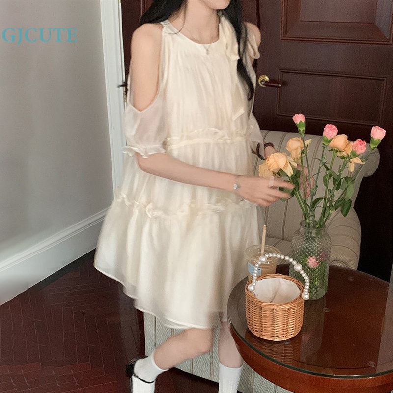 Đầm Dáng Suông Cột Dây Thời Trang Mùa Hè Cho Nữ