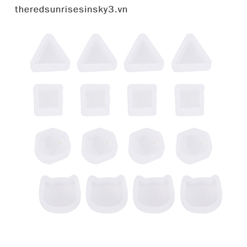 Set 2 Khuôn Silicon Trong Suốt Làm Trang Sức DIY