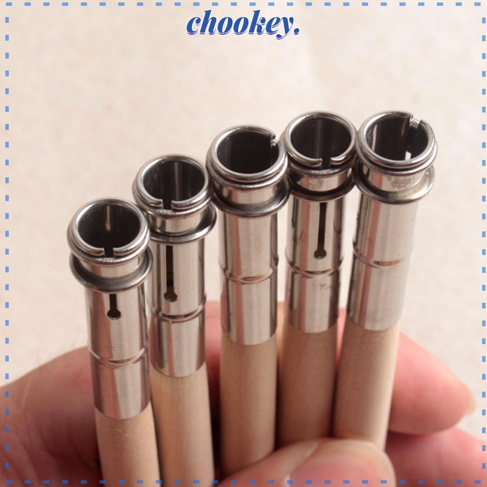 CHOOKEY Giá Đỡ Bút Chì Bằng Gỗ Và Nhôm Tiện Dụng Cho Văn Phòng